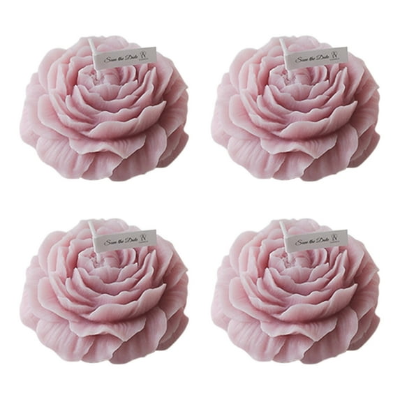 Fuebueo Flower Candle Scented Candles for Home Scented | Scented Candles | Aromatherapy Candle Set | Gifts for Women Birthday, Anniversary, Lavender, Rose