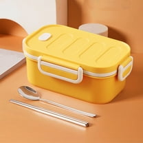 Fuebueo K ids Bento Lunch Box Back to S chool Stuff Lunch Containers for Adults Microwave & Dishwasher Safe