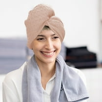 Fuebueo Microfiber Hair Towel Wrap for Women, Anti Frizz Quick Drying Hair Turban for All Hair Style, Absorbent and Lightweight