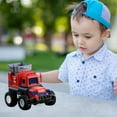 thumbnail image 1 of Fuebueo Press Engineering Vehicle Simulation Small Lift Vehicle Inertias Bulldozer Toys for Toddlers, 1 of 6