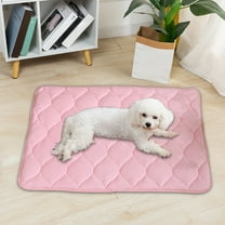 Fuebueo Puppy Pads Dog Bed Mat Blanket for Medium Dogs Washable Crate Mat for Dog Cages Kennel Pad Soft Flat Pet Cat Cushion Faux Fur Anti Slip
