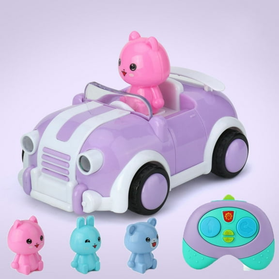 Fuebueo RC Car Children's Toys Shape Cute Sound and Light Music Cute Convertible Gift Box for 3 4 5 6 7+ Years Old Boys Gifts