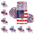 thumbnail image 1 of Fuebueo Red White Blue Hair Glitter Stick,Patriotic Glitter for 4th of July Outfits, Fourth of July Accessories for Women/Men, Waterproof Glitter Decorations for Party, Set C, 1 of 10