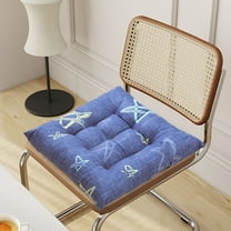 Fuebueo Seat Cushions for Dining Room Chairs,16" Chair Pads with Ties for Kitchen Patio Office Living Room