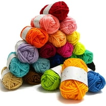 Fuebueo Soft Yarn for Crocheting,Crochet & Knitting Yarn for Handicraft Knitting Yarn Scarves Gift for Beginners Adults