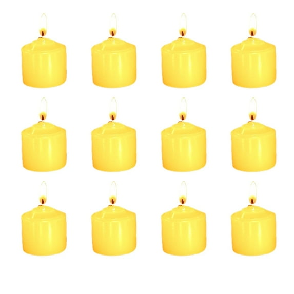 Fuebueo Valentine's Day Decor Under $10 12 Pcs - Organic Candle Long Burning Smokeless Clean Burning Home Décor, Wedding Receptions, Centerpieces, Birthdays, Celebrations, Meditations
