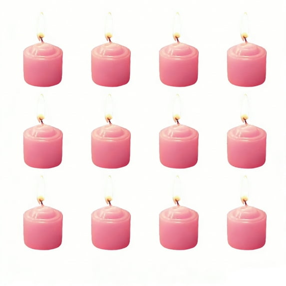 Fuebueo Valentine's Day Decor On Sale 12 Pcs - Organic Candle Long Burning Smokeless Clean Burning Home Décor, Wedding Receptions, Centerpieces, Birthdays, Celebrations, Meditations