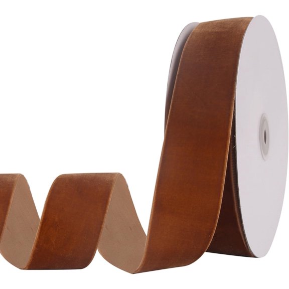 Fuebueo Velvet Ribbon Wide Single Velvet Ribbon Roll for Gift Wrapping Decoration Party Wedding Arts Crafts