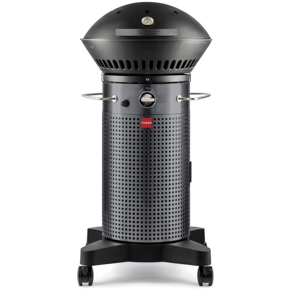 Fuego F21C-H Element Hinged Propane Gas Grill, Dark Gray