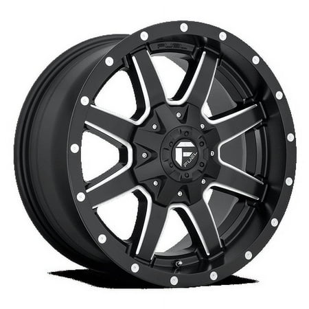 Fuel 1PC Aluminum Rim D538 MAVERICK 24X10in Matte Black Milled Finish, D53824001755