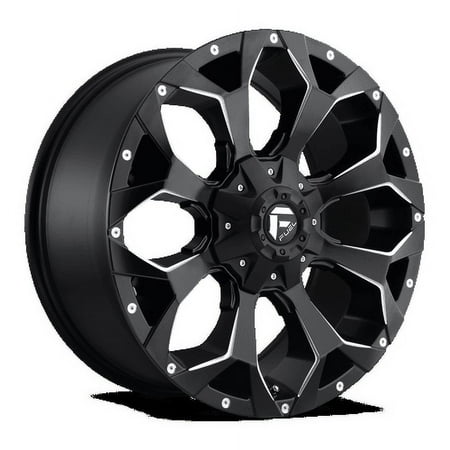 Fuel 1PC Aluminum Rim D546 ASSAULT 18X9in Matte Black Milled Finish, D54618909850