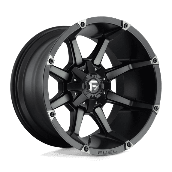 Fuel 1PC Aluminum Rim D556 COUPLER 18X9in Matte Black Double Dark Tint Finish, D55618902645