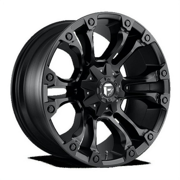 Fuel 1PC Aluminum Rim D560 VAPOR 17X9in Matte Black Finish, D56017908457
