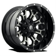 Fuel 1PC Aluminum Rim D561 CRUSH 18X9in Gloss Machined Double Dark Tint Finish, D56118908250
