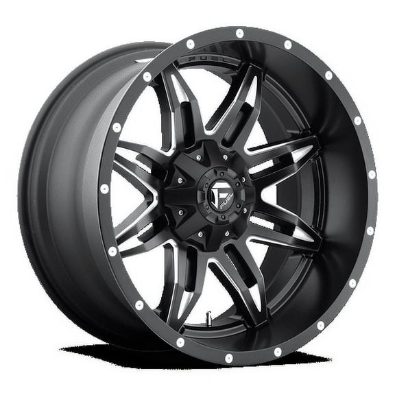Fuel 1PC Aluminum Rim D567 LETHAL 20X9in Matte Black Milled Finish, D56720908250