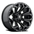 thumbnail image 1 of Fuel 1PC Aluminum Rim D576 ASSAULT 20X10in Gloss Black Milled Finish, D57620009846, 1 of 3