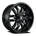 thumbnail image 1 of Fuel 1PC Aluminum Rim D595 SLEDGE 17X9in Gloss Black Milled Finish, D59517909845, 1 of 3