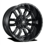Fuel 1PC Aluminum Rim D596 SLEDGE 17X9in Matte Black with Gloss Black Lip Finish, D59617909849