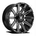 thumbnail image 1 of Fuel 1PC Aluminum Rim D615 CONTRA 20X9in Gloss Black Milled Finish, D61520907050, 1 of 3