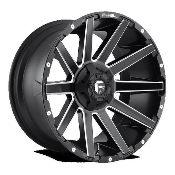 Fuel 1PC Aluminum Rim D616 CONTRA 20X10in Matte Black Milled Finish, D61620007047