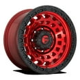 thumbnail image 1 of Fuel 1PC Aluminum Rim D632 ZEPHYR 18X9in Candy Red with Black Bead Ring Finish, D63218901850, 1 of 3