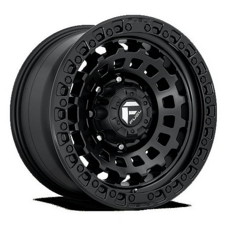Fuel 1PC Aluminum Rim D633 ZEPHYR 18X9in Matte Black Finish, D63318901845