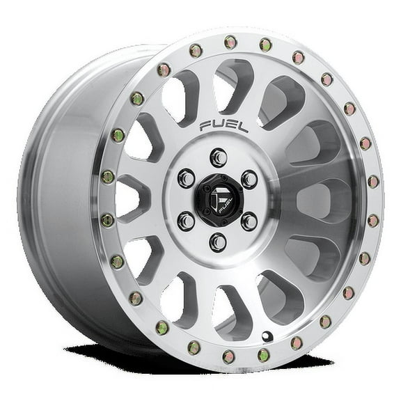 Fuel 1PC Aluminum Rim D647 VECTOR 17X8.5in Diamond Cut Machined with Clearcoat Finish, D64717858345