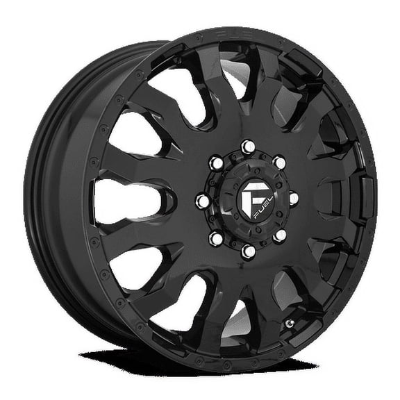 Fuel 1PC Aluminum Rim D675 BLITZ 20X8.25in Gloss Black Finish, D67520828D