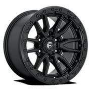 Fuel 1PC Aluminum Rim D679 REBEL 18X9in Matte Black Finish, D67918908445