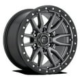thumbnail image 1 of Fuel 1PC Aluminum Rim D680 REBEL 18X9in Matte Gun Metal Black Bead Ring Finish, D68018908957, 1 of 3