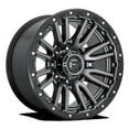 thumbnail image 1 of Fuel 1PC Aluminum Rim D680 REBEL 22X12in Matte Gun Metal Black Bead Ring Finish, D68022208247, 1 of 3