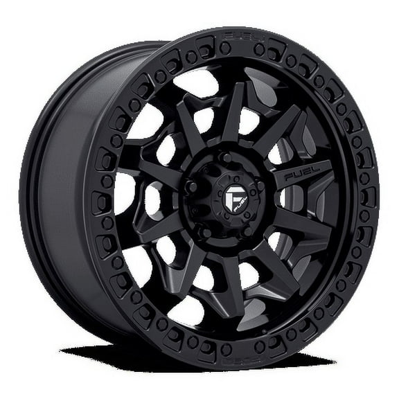 Fuel 1PC Aluminum Rim D694 COVERT 18X9in Matte Black Finish, D69418908445