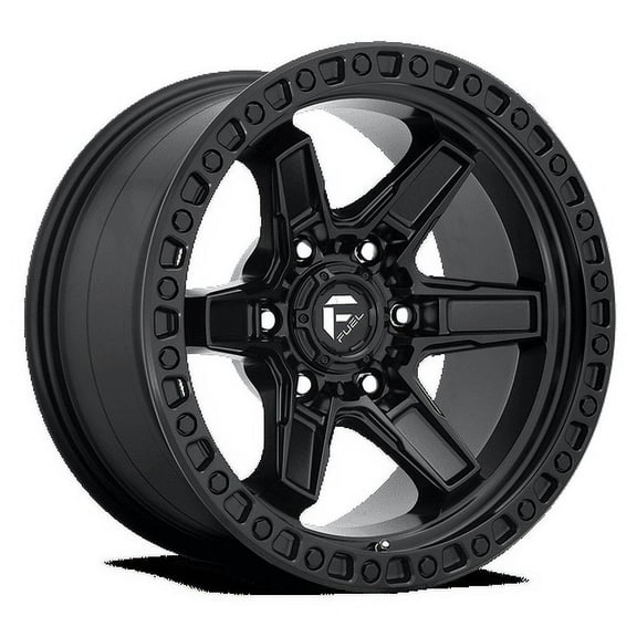 Fuel 1PC Aluminum Rim D697 KICKER 17X9in Matte Black Finish, D69717908450