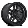 thumbnail image 1 of Fuel 1PC Aluminum Rim D700 AMMO 17X9in Matte Black Finish, D70017908450, 1 of 3
