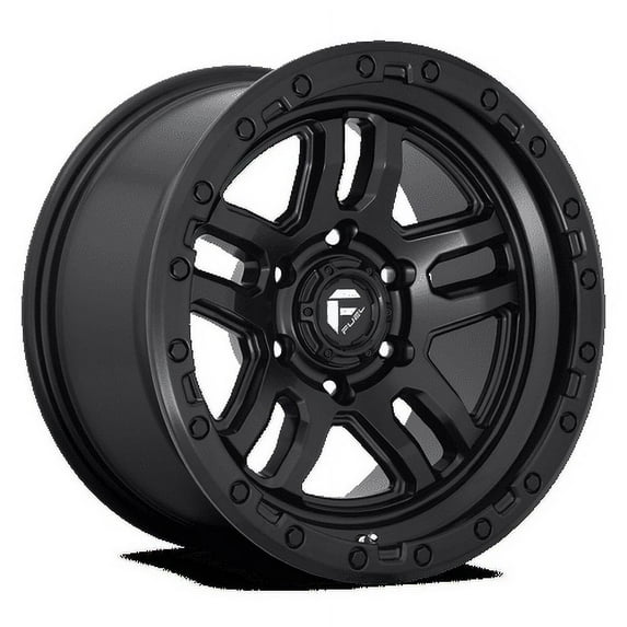 Fuel 1PC Aluminum Rim D700 AMMO 18X9in Matte Black Finish, D70018907550