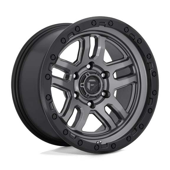 Fuel 1PC Aluminum Rim D701 AMMO 17X9in Matte Gun Metal Black Bead Ring Finish, D70117908450