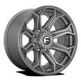 thumbnail image 1 of Fuel 1PC Aluminum Rim D705 SIEGE 20X9in Brushed Gunmetal Tinted Clear Finish, D70520907550, 1 of 3