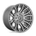 thumbnail image 1 of Fuel 1PC Aluminum Rim D713 RAGE PLATINUM 20X10in Brushed Gunmetal Tinted Clear Finish, D71320008247, 1 of 3