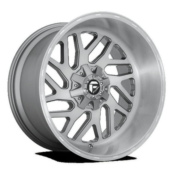 Fuel 1PC Aluminum Rim D715 TRITON PLATINUM 22X10in Brushed Gunmetal Tinted Clear Finish, D71522002647