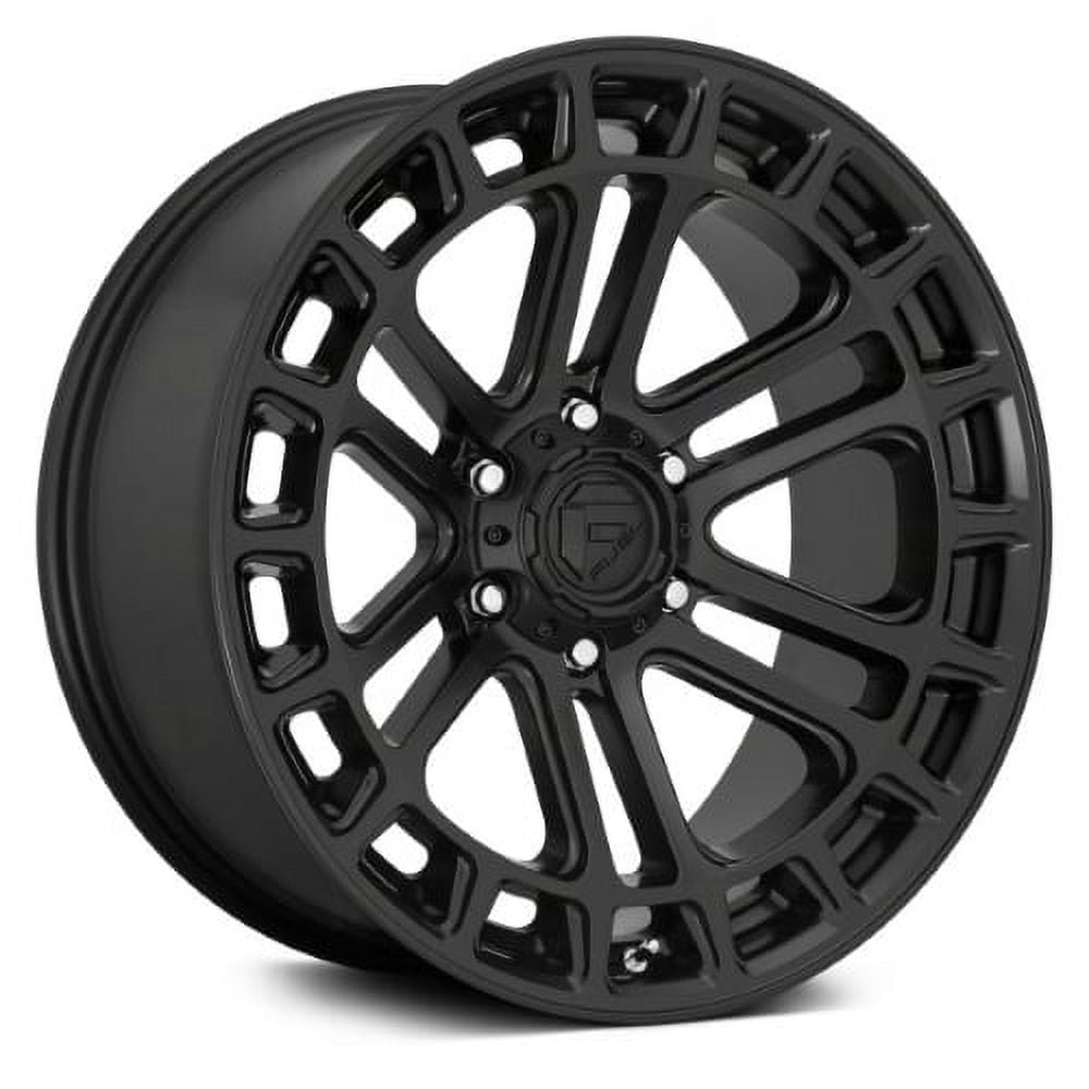 Fuel 1PC Aluminum Rim D718 HEATER 20X9in Matte Black Finish, D71820908450