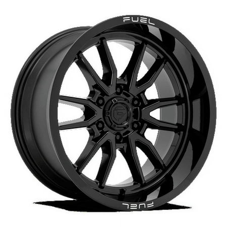 Fuel 1PC Aluminum Rim D760 CLASH 18X9in Gloss Black Finish, D76018908950