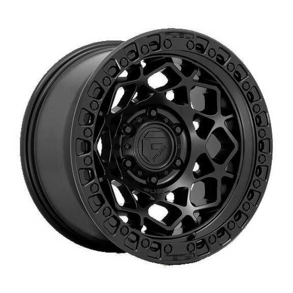 Fuel 1PC Aluminum Rim D786 UNIT 17X9in Matte Black with Matte Black Ring Finish, D78617907550