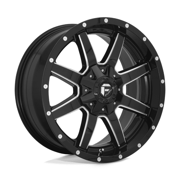 Fuel 1PC Cast Aluminum Rim D610 20X9 6X135/5.5 GL-BLK-MIL 01MM, D61020909850