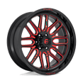 thumbnail image 1 of Fuel 1PC Cast Aluminum Rim D663 22X10 8X170 GL-BLK-RTTC -18MM, D66322001747, 1 of 3