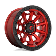 thumbnail image 1 of Fuel 1PC Cast Aluminum Rim D695 18X9 8X6.5 GL-RED-BBR 1MM, D69518908250, 1 of 3