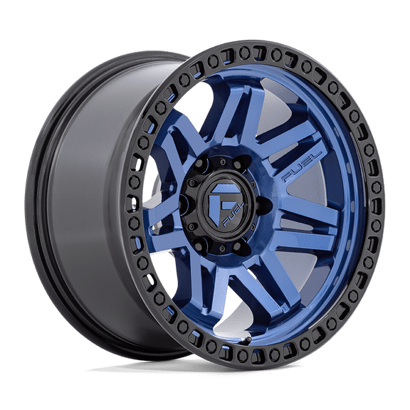 Fuel 1PC Cast Aluminum Rim D813 17X9 6X5.5 DRK-BLUE BLK-RG 01MM, D81317908450