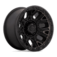 thumbnail image 1 of Fuel 1PC Cast Aluminum Rim D824 17X9 5X5.0 M-BLK-DDT 1MM, D82417907550, 1 of 3