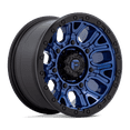 thumbnail image 1 of Fuel 1PC Cast Aluminum Rim D827 17X9 6X5.5 DK-BLUE BLK-RG 1MM, D82717908450, 1 of 3