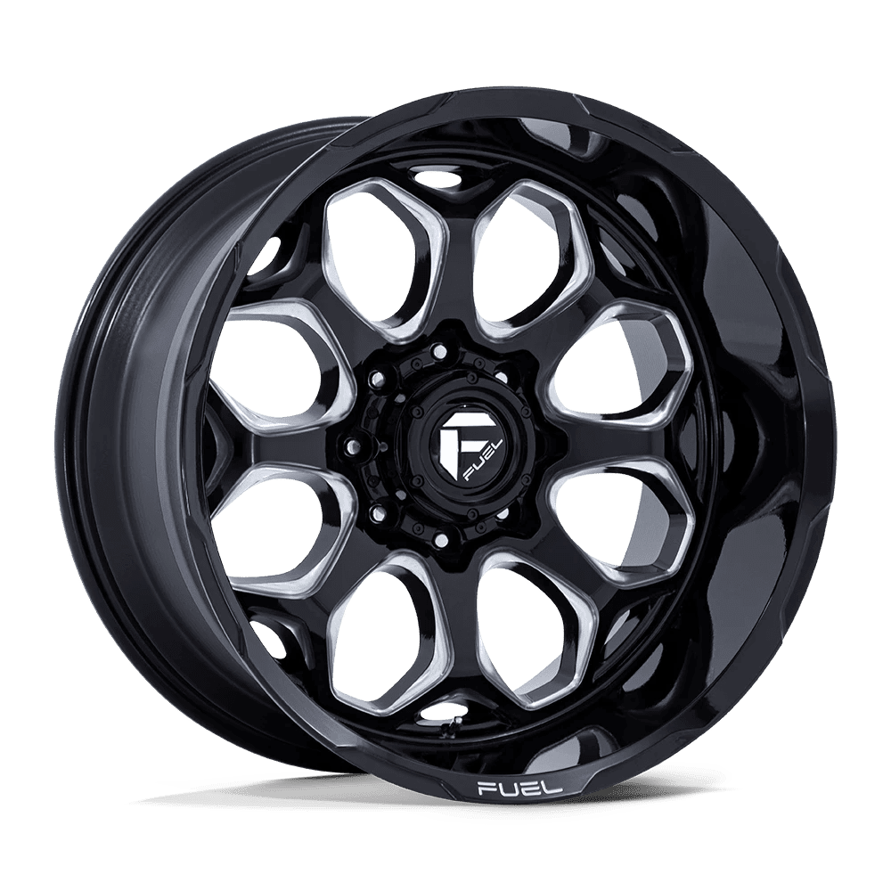 Fuel 1PC Cast Aluminum Wheel D862 20x10 5x5.0 G-BLK MILL -18mm ...
