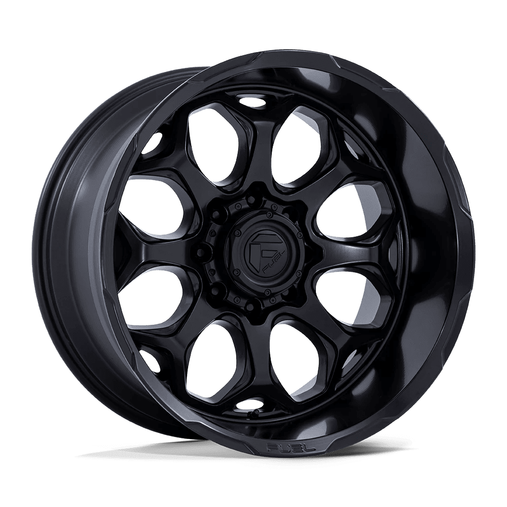 Fuel 1PC Cast Aluminum Wheel D862 20x9 5x5.0 BLK-OUT 1mm ...